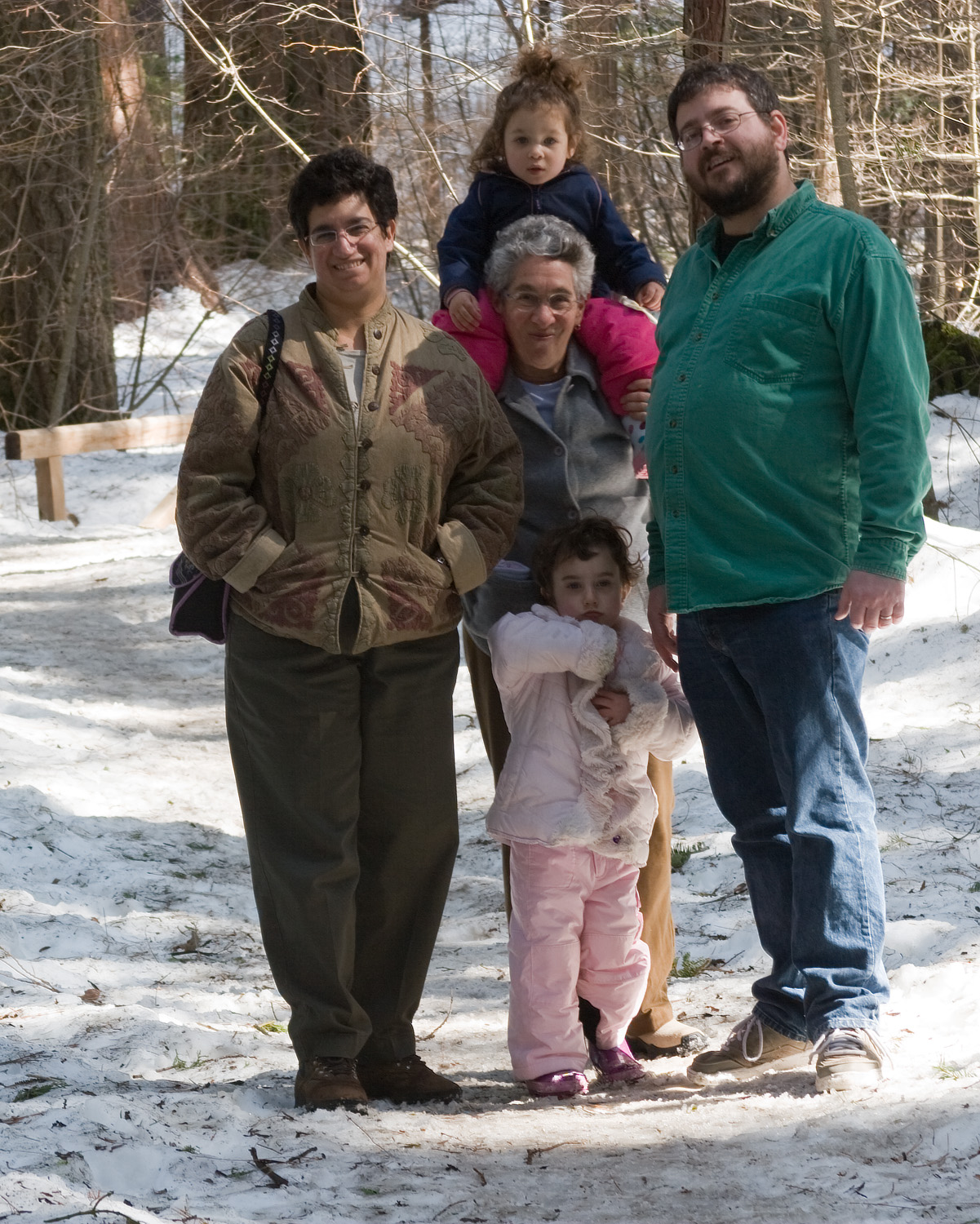 The family at Big Trees Park