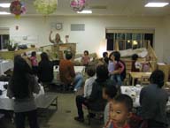 Tea party at Alice's preschool
