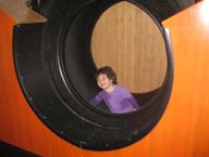 Giant tire at the San Jose Museum