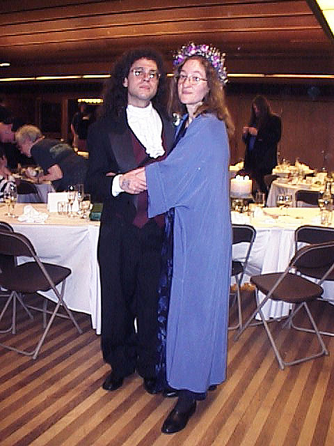 Matt Austern and Janet Lafler (standing)