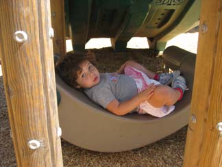 Under the play structure